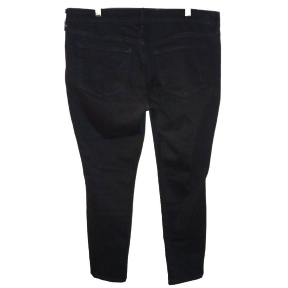 OLD NAVY 14Short Black Mid Rise Pop Icon Cotton Blend Skinny Jeans 26" inseam - Picture 6 of 6